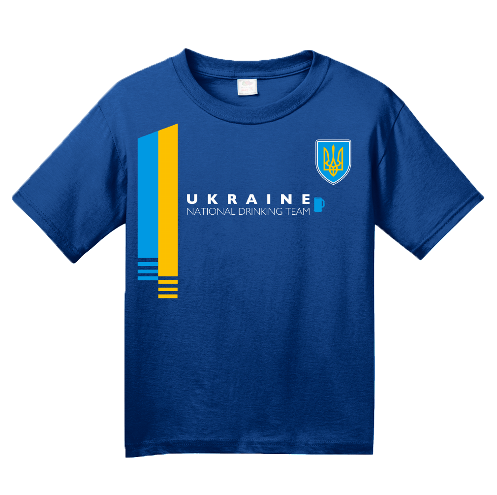 Youth Royal Ukraine National Drinking Team - Ukranian Soccer Football Fan T-shirt