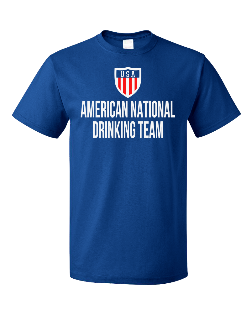 Standard Royal American National Drinking Team - USA Soccer Football Fan T-shirt