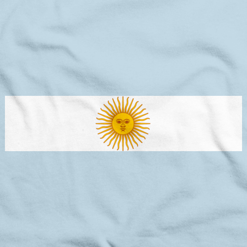 ARGENTINA NATIONAL FLAG Light blue art preview