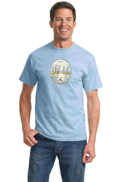 Standard Light Blue Buenos Aires Coat Of Arms - Argentina Pride Tango Argentine T-shirt