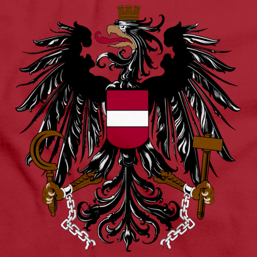 AUSTRIAN FLAG Red art preview