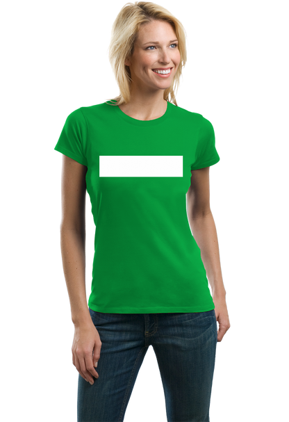 Ladies Green Santa Cruz De La Sierra Flag - Bolivian Pride Heritage Love T-shirt