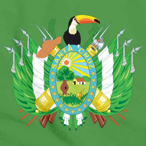 SANTA CRUZ, BOLIVIA DEPARTMENT COAT OF ARMS Green art preview