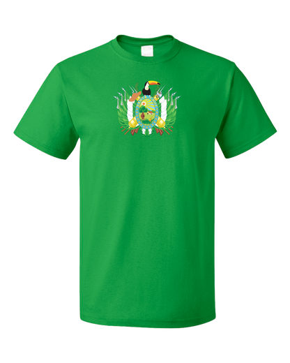 Standard Green Santa Cruz, Bolivia Department Coat Of Arms - Bolivian Pride T-shirt