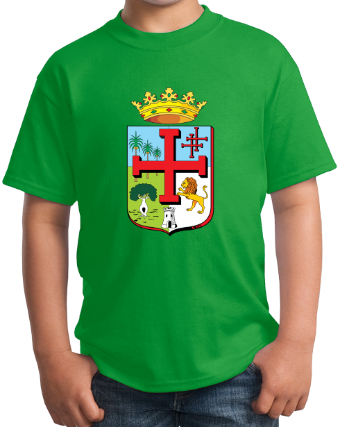 Youth Green Santa Cruz De La Sierra Coat Of Arms - Bolivia Pride Heritage T-shirt