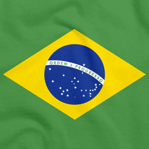 BRAZIL NATIONAL FLAG Green art preview