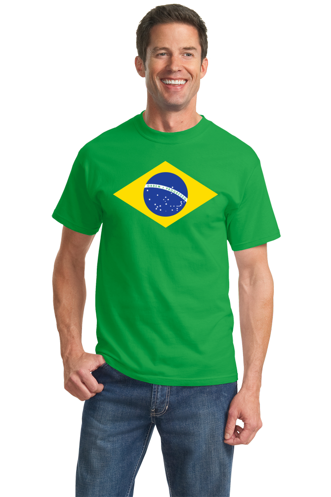 Standard Green Brazil National Flag T-shirt