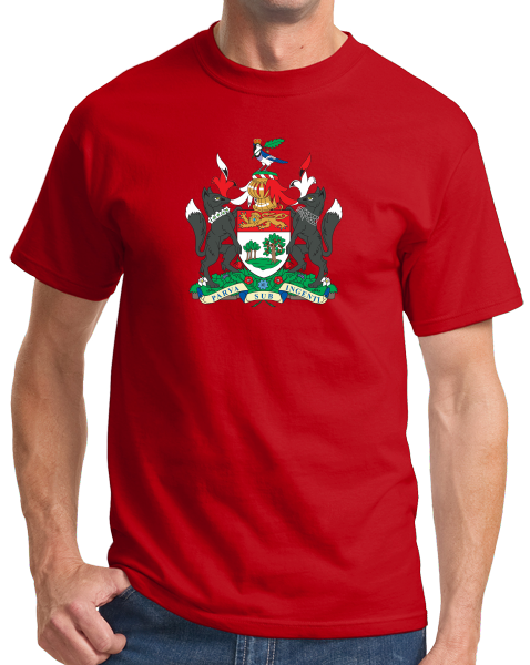 Standard Red Prince Edward Island Province Coat Of Arms - PEI Canada Love T-shirt