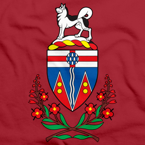 YUKON TERRITORY COAT OF ARMS Red art preview