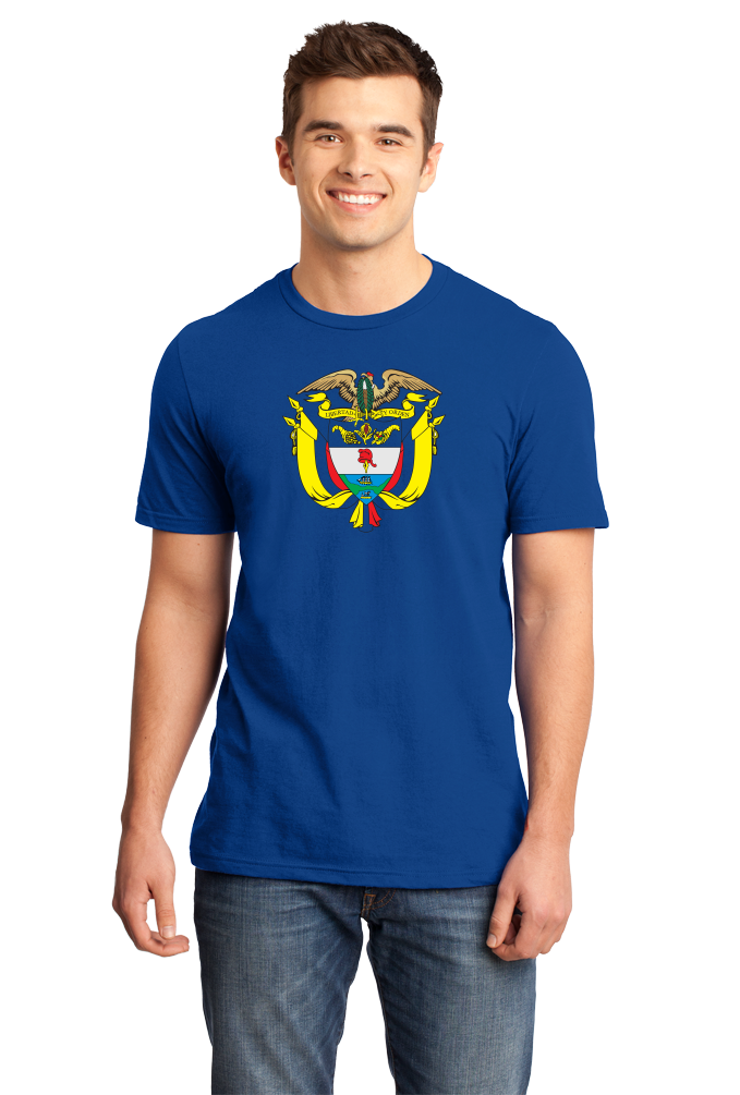 Standard Royal Colombia Coat Of Arms - Columbian Pride Flag History Heritage T T-shirt