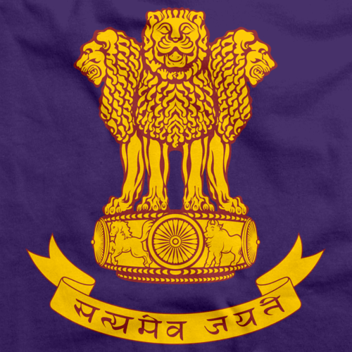 INDIAN NATIONAL EMBLEM Purple art preview