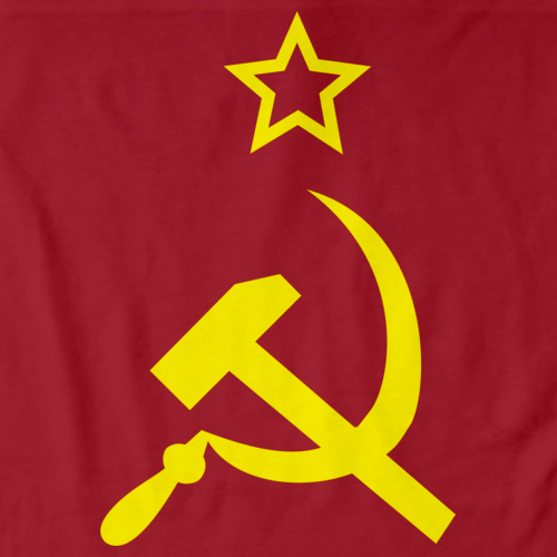 USSR HAMMER & SICKLE FLAG Red art preview