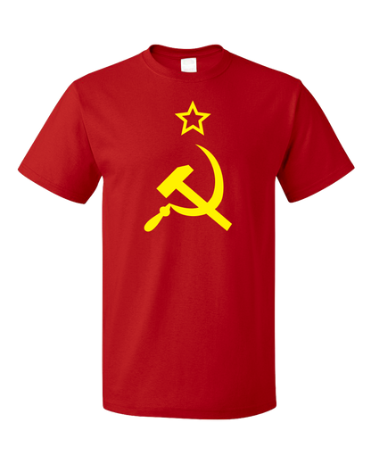 Standard Red USSR Hammer & Sickle Flag - Soviet Union Communism Russia T-shirt