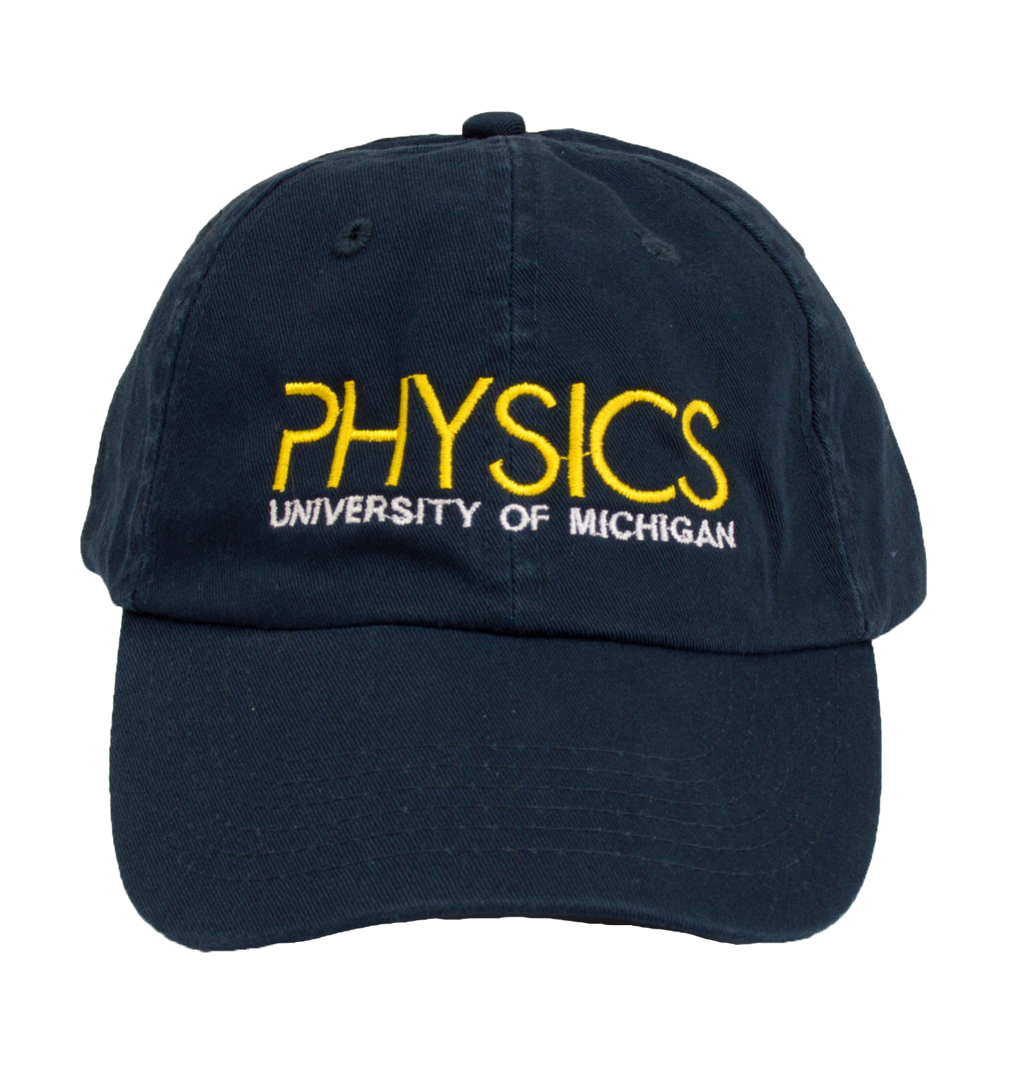 Low Profile Hat Navy UM Physics Wordmark T-shirt