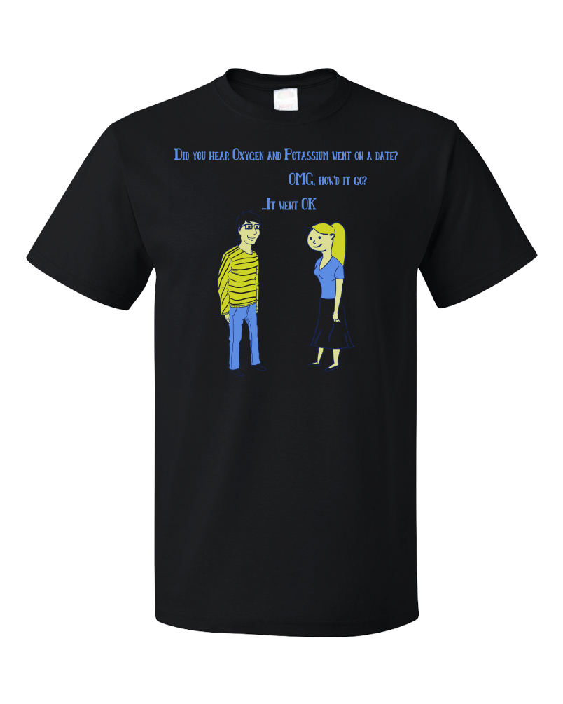 Standard Black Chemistry Date - Nerd Humor Chemical Engineer Funny Joke Geek T T-shirt