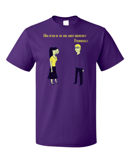 Standard Purple Totally Cute Chemistry Joke - Humor Science Funny Bad Elements T-shirt