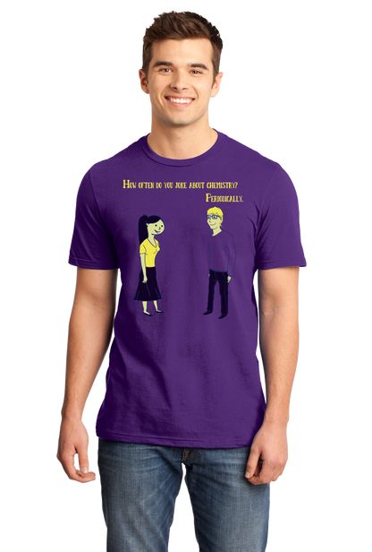 Standard Purple Totally Cute Chemistry Joke - Humor Science Funny Bad Elements T-shirt