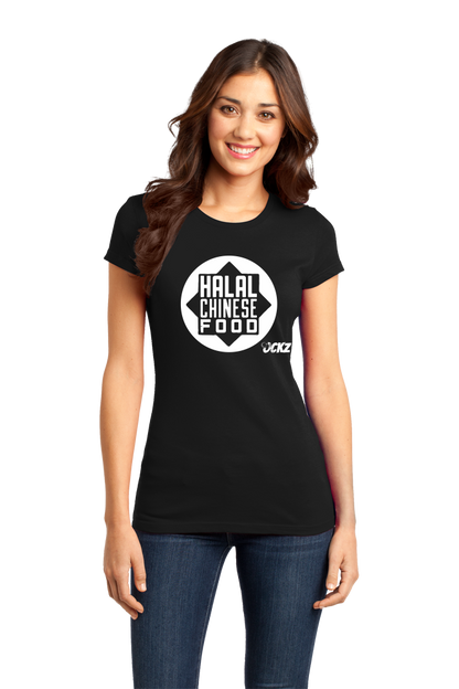Girly Black Ockz Halal Chinese - Black T-shirt