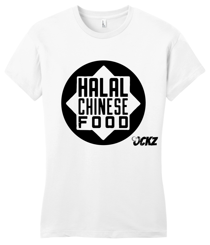 Girly White Ockz Halal Chinese - White T-shirt