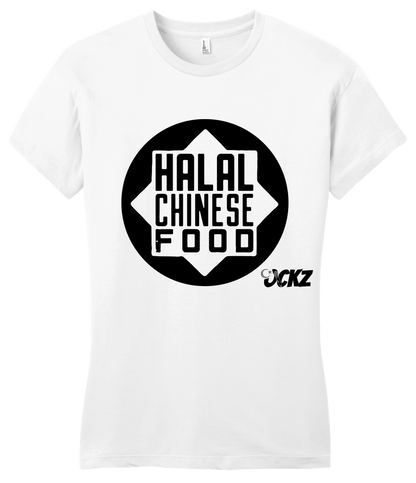 Girly White Ockz Halal Chinese - White T-shirt