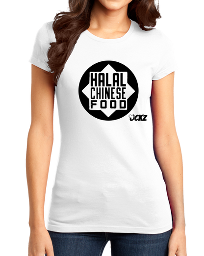 Girly White Ockz Halal Chinese - White T-shirt