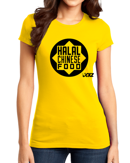 Girly Yellow Ockz Halal Chinese - Yellow T-shirt