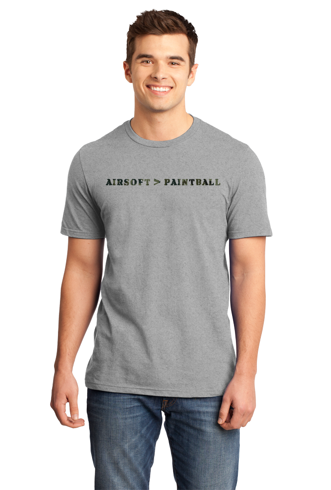 Standard Grey Airsoft > Paintball - Paintball Gun Combat Enthusiast Humor T-shirt