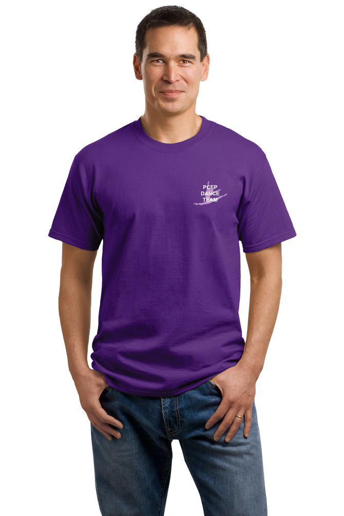 Unisex Purple 3 Schools, 2 Teams, 1 Family T-shirt