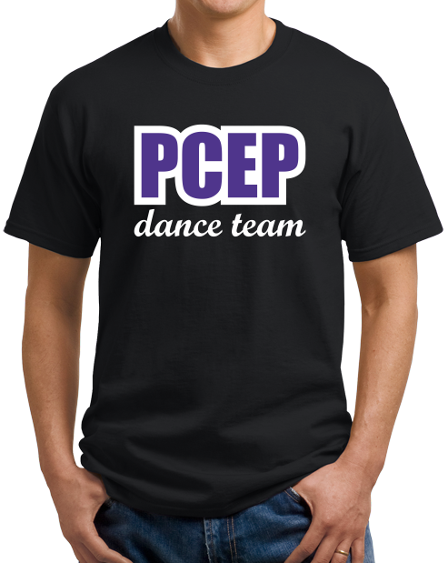 Unisex Black PCEP Dance Team T-shirt