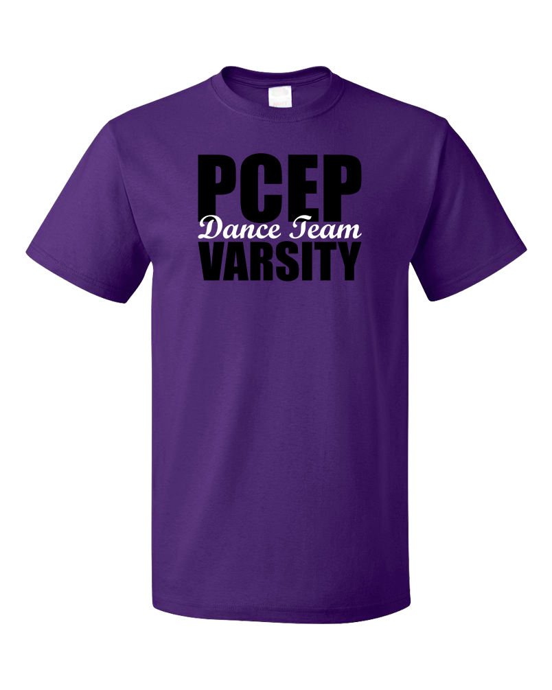 Unisex Purple PCEP Varsity Dance Team T-shirt