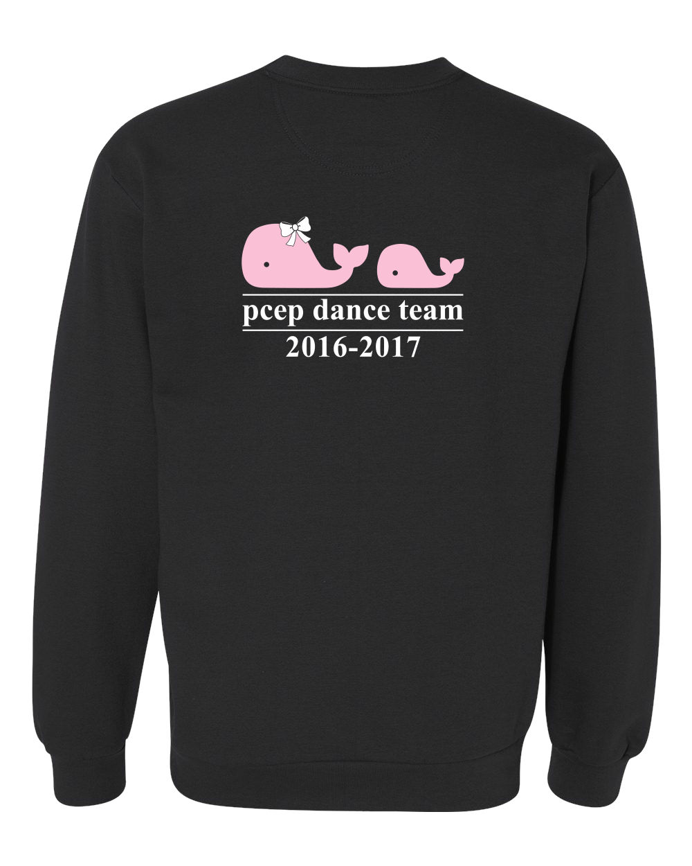 Crewneck Sweatshirt Black PCEP Dance Team 2016-2017 Crewneck-Sweatshirt