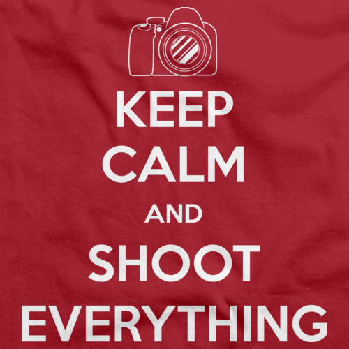 KEEP CALM AND SHOOT EVERYTHING Red art preview