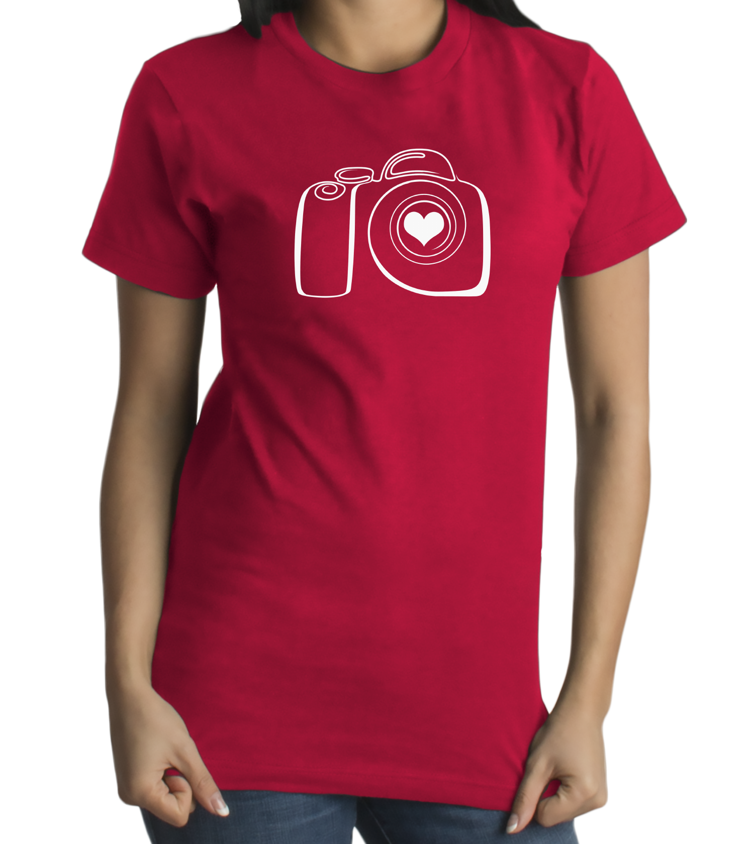 Standard Red PHOTOGRAPHY LOVE T-shirt