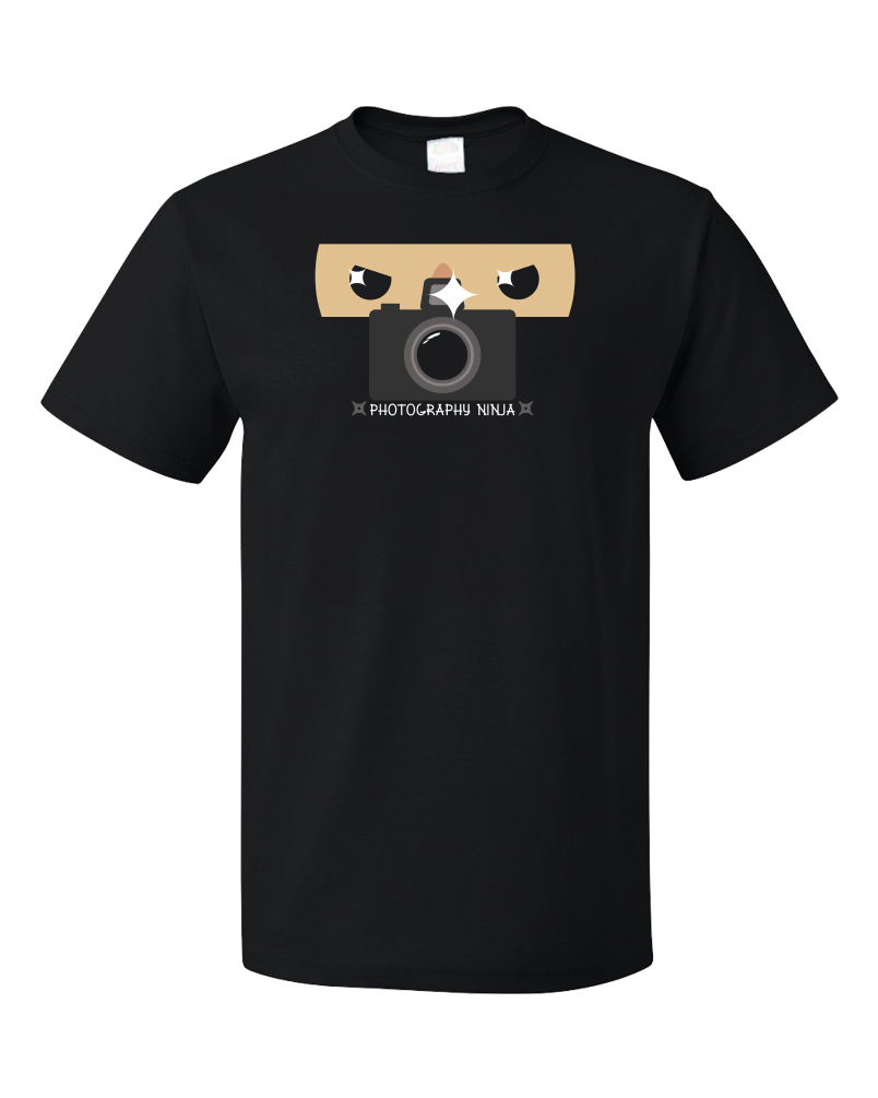 Standard Black Photography Ninja - Funny Photographer Humor Camera Cute T-shirt