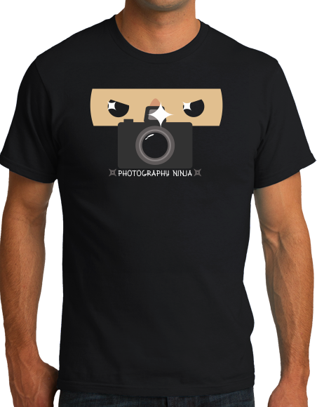 Standard Black Photography Ninja - Funny Photographer Humor Camera Cute T-shirt
