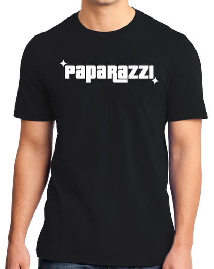 Standard Black Paparazzi - Photography Funny Photographer Party Humor Silly T-shirt