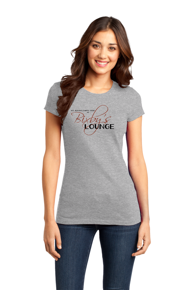 Girly Grey Shipwrecked - Happy Hour at Bixby's Lounge T-shirt