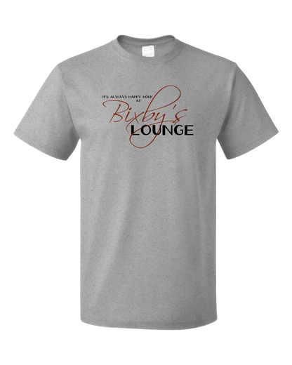 Standard Grey Shipwrecked - Happy Hour at Bixby's Lounge T-shirt