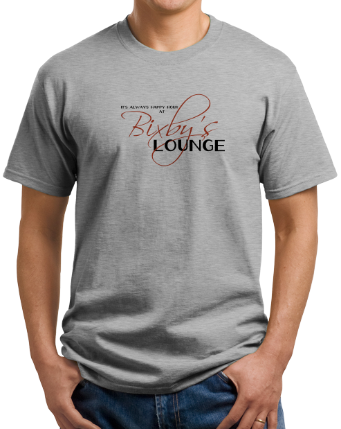 Standard Grey Shipwrecked - Happy Hour at Bixby's Lounge T-shirt