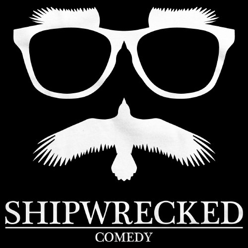 Shipwrecked Logo V-Neck Black Art Preview