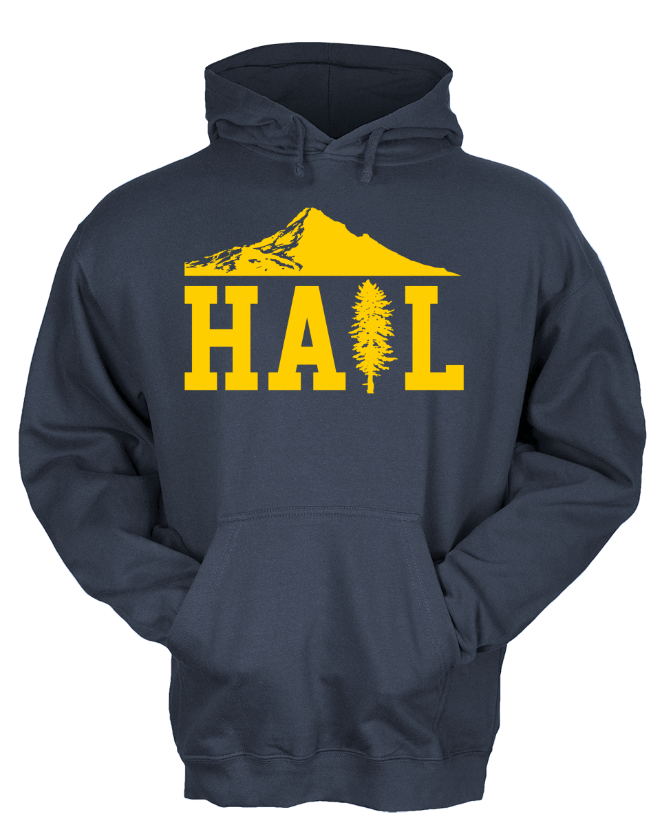 Pullover Hoodie Navy Portland U of M Club Hail pullover-hoodie