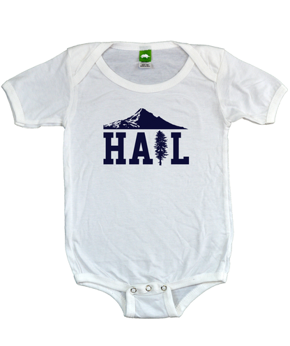 Infant Bib White Portland U of M Club Hail Infant-Garment