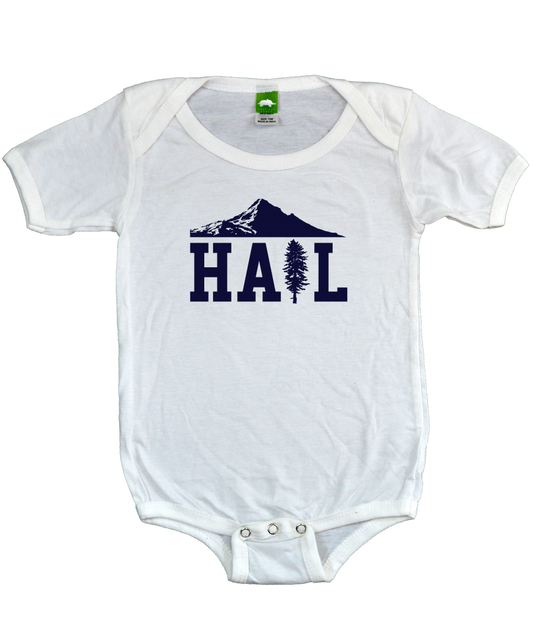 Infant Bib White Portland U of M Club Hail Infant-Garment