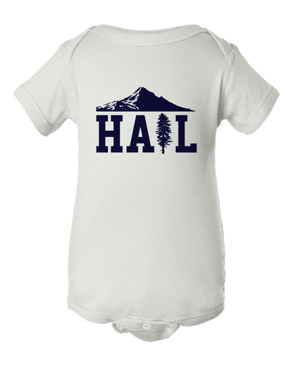 Onesie White Portland U of M Club Hail Infant-Garment