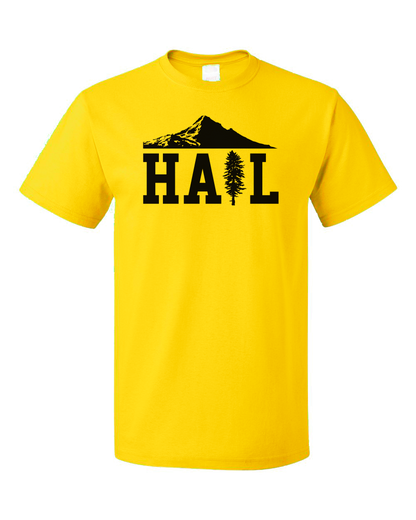 Unisex Yellow Portland U of M Club Hail T-shirt