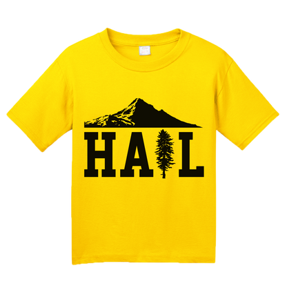 Youth Yellow Portland U of M Club Hail T-shirt