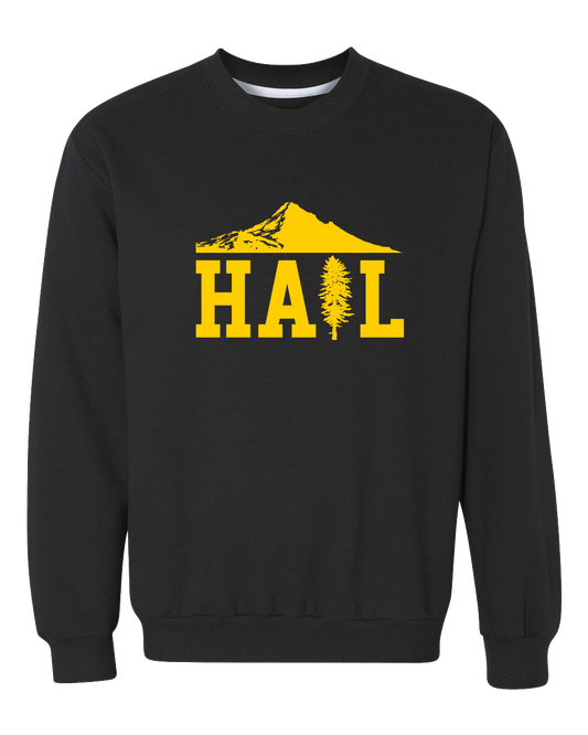 Crewneck Sweatshirt Black Portland U of M Club Hail Dark Crewneck-Sweatshirt