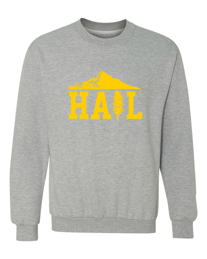 Crewneck Sweatshirt Grey Portland U of M Club Hail Dark Crewneck-Sweatshirt