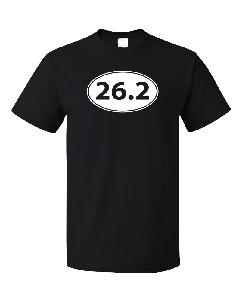 Standard Black 26.2 Marathon Enthusiast - Marathoner Runner Pride Funny T-shirt