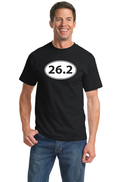 Standard Black 26.2 Marathon Enthusiast - Marathoner Runner Pride Funny T-shirt